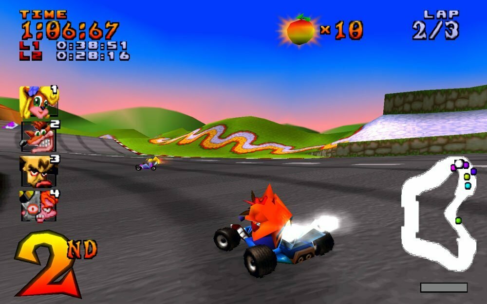بازی Crash Team Racing / بازی کراش ماشینی / کراش باندیکوت 3