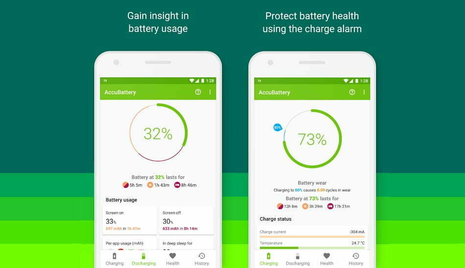 اپلییکشن AccuBattery