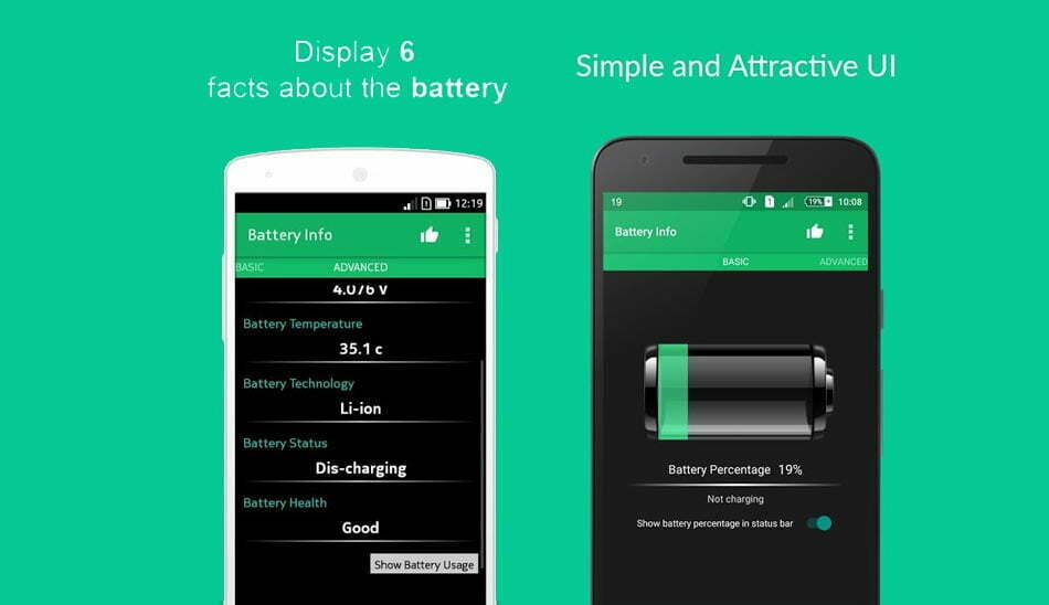 اپلیکیشن battery info