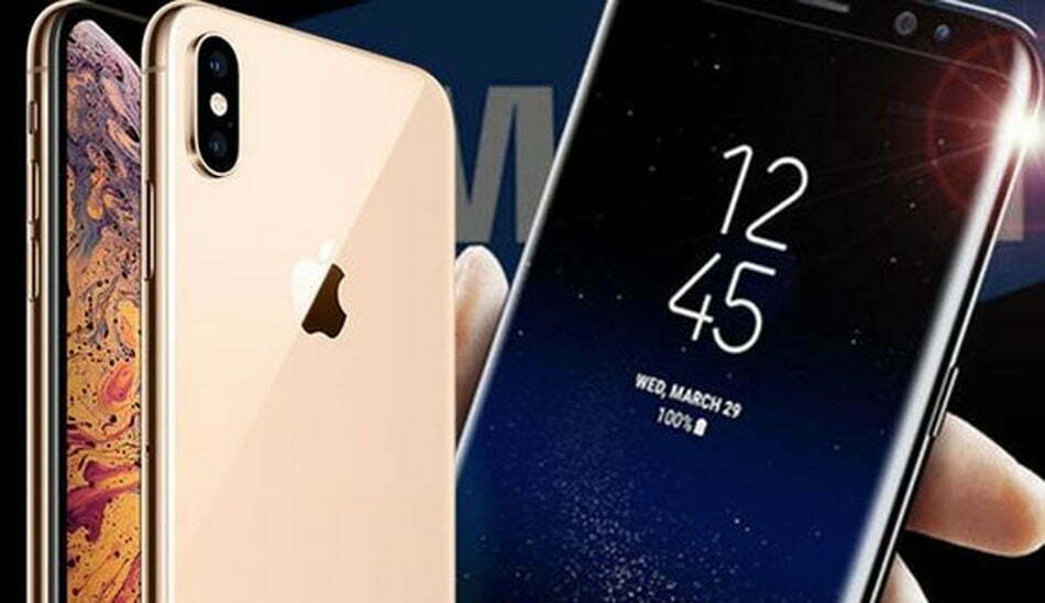 iphone xs vs samsung galaxy s10/ آیفون 10 اس در مقابل سامسونگ گلکسی اس 10