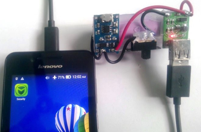 cell phone power bank circuit / ساخت پاور بانک پیشرفته