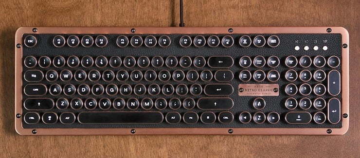 Azio Retro Classic Mechanical Keyboard - کیبورد مکانیکی آزیو