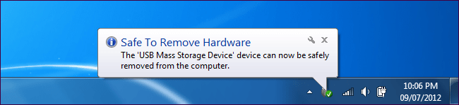 Safe to Remove hardware/جدا کردن امن درایو