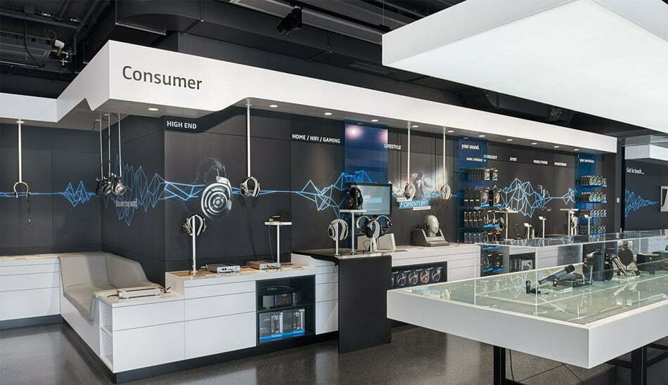 sennhiser store in berlin/ فروشگاه سنهایزر در برلین