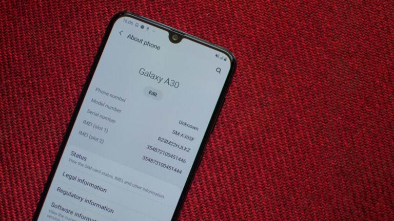 Samsung-Galaxy-A30-with-waterdrop-notch/ مشخصات گوشی سامسونگ A30