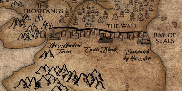سریال بازی تاج و تخت / The-Wall-Map-in-Game-of-Thrones