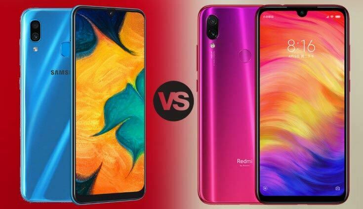a30-vs-redmi-note-7 / گوشی سامسونگ a30