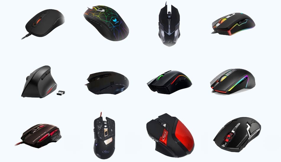 برخی از موس های گیمینگ در فروشگاه پلازا/ gaming-mouse