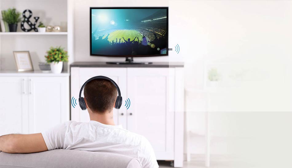 اتصال هدفون بی سیم به تلویزیون/connect bluetooth headphone to tv