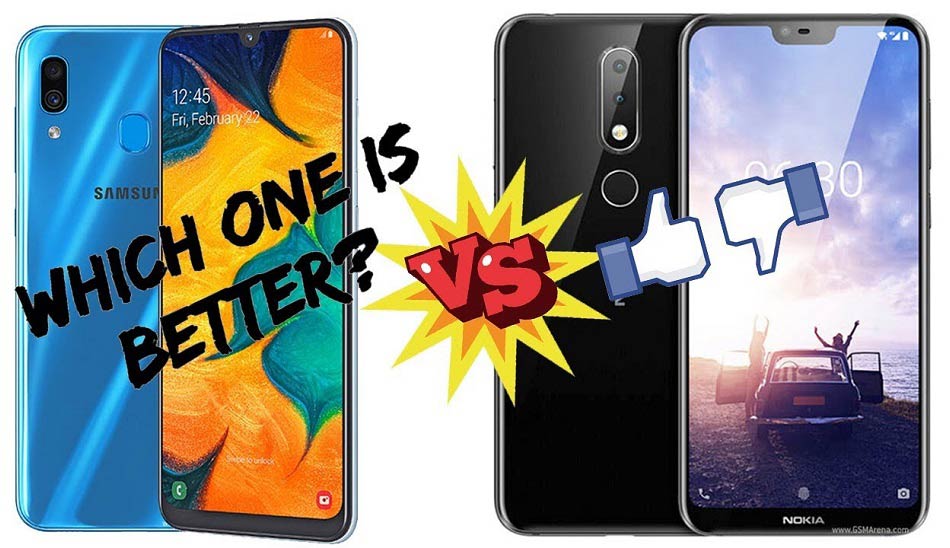 x6-vs-a30 / گوشی سامسونگ a30