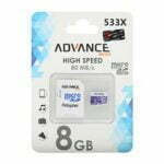 خرید رم گوشی / کارت حافظه Micro SDHC ادونس مدیا 533x استاندارد UHS-I U1 ظرفیت 8 گیگابایت