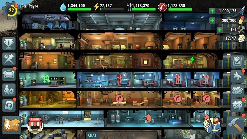 بهترین بازی های آیفون - Fallout Shelter