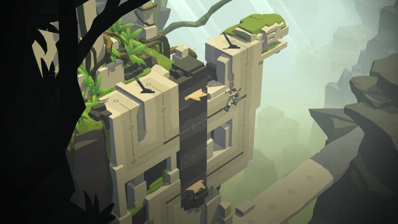 بهترین بازی های آیفون - Lara Croft Go