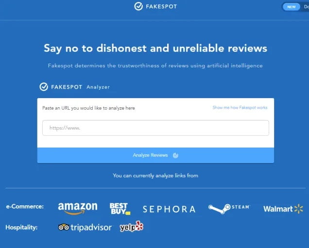 amazon fake reviews بررسی های فیک آمازون)