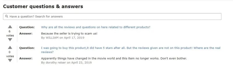 amazon fake reviews بررسی های فیک آمازون)
