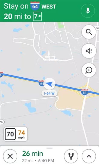 google map speed limit camera/ فعال کردن دوربین کنترل سرعت