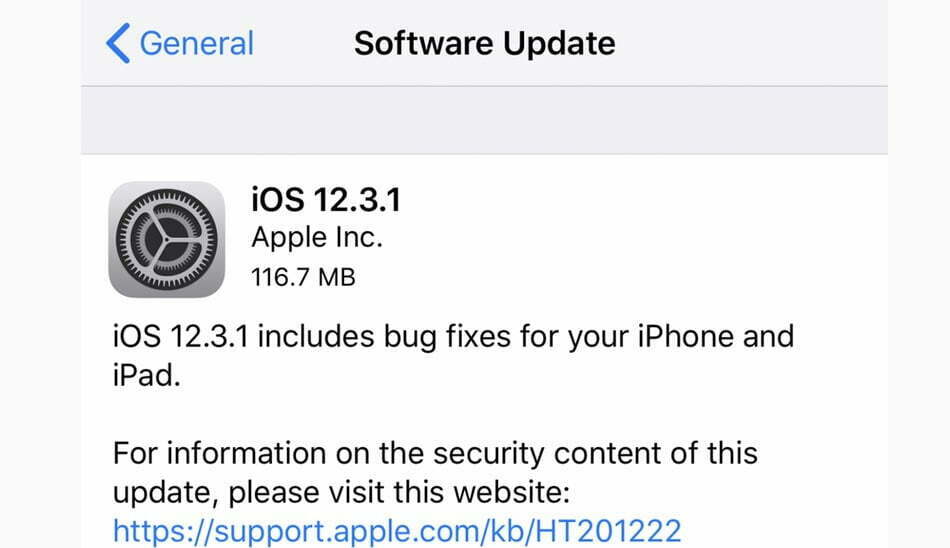 how to get ios 12.3.1 update/ چگونگی دریافت آپدیت ios 12.3.1