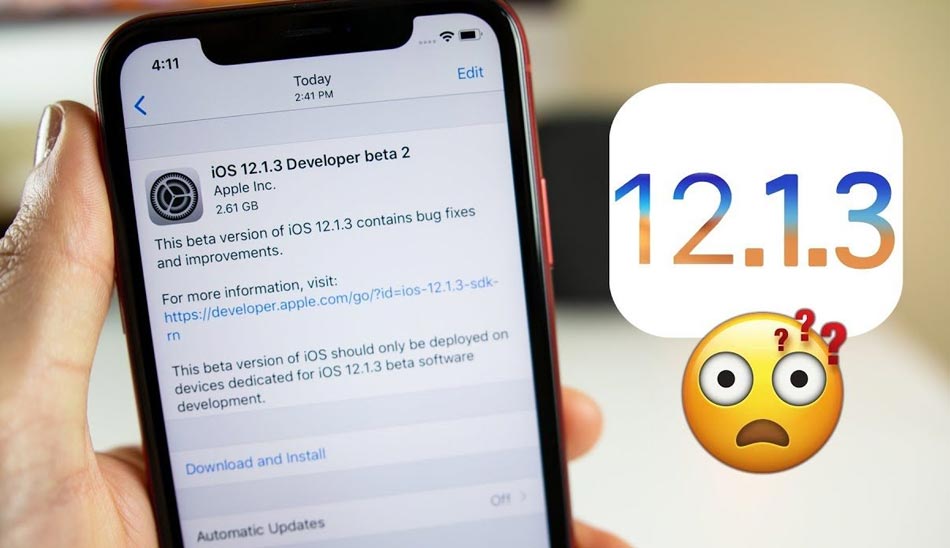 ios 12.1.3 update/ آپدیت ios 12 .1.3