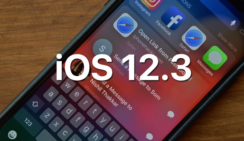 ios 12.3 update /آپدیت ios 12.3