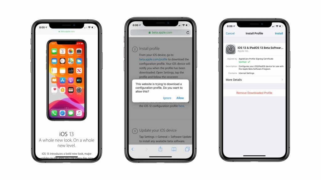 بتا عمومی آی او اس 13 / ios-13-public-beta