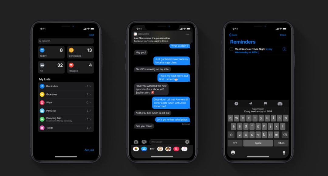 iOS 13 vs iOS 12 reminders / مقایسه اپلیکیشن یادآوری آی او اس 13 با آی او اس 12