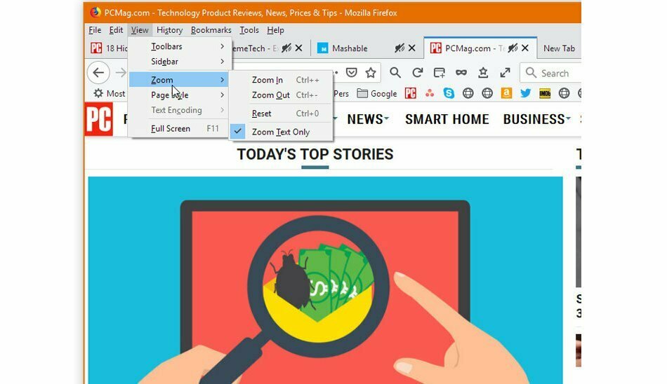 zoom-in-firefox/ بزرگنمایی در موزیلا فایرفاکس