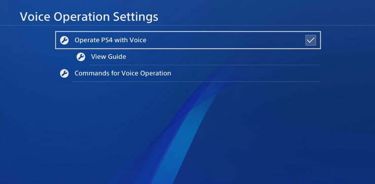 از فرمانهای صوتی PS4 استفاده کنید / ترفند های PS4
