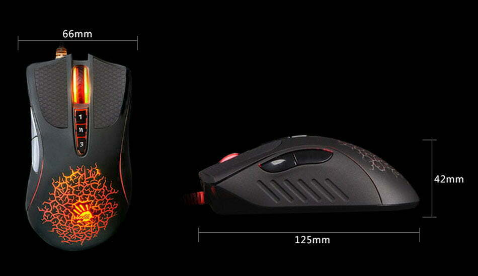 bloody -a4 tech gaming mouse/ موس گیمینگ بلودی ای فورتک