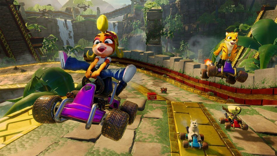 بازی کراش ماشینی ps4 / بازی Crash Team Racing Nitro-Fueled