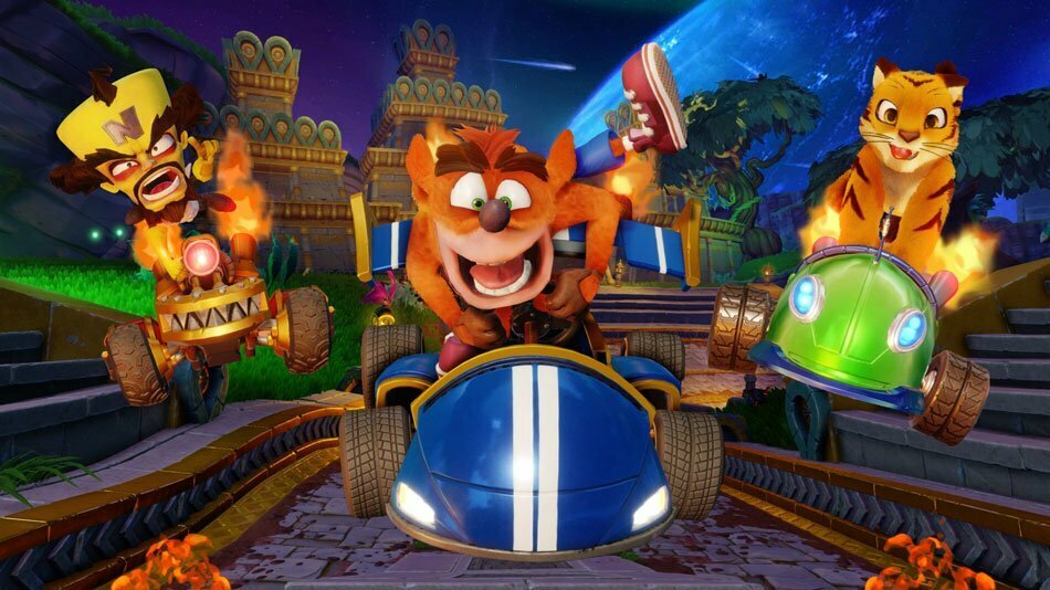 بازی کراش ماشینی ps4 / بازی Crash Team Racing Nitro-Fueled