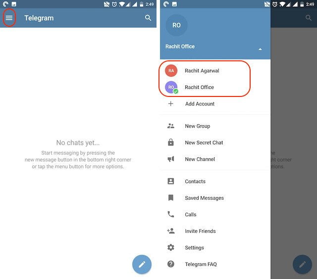 چطور چند تا تلگرام داشته باشیم/how to have multiple telegram account