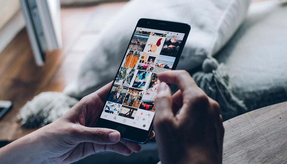 using instagram