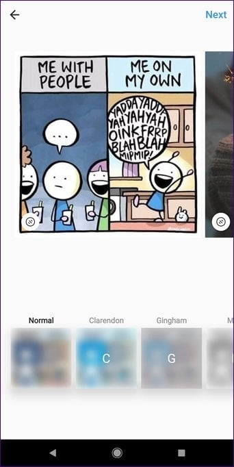 گذاشتن چند عکس در استوری اینستاگرام/ instagram story