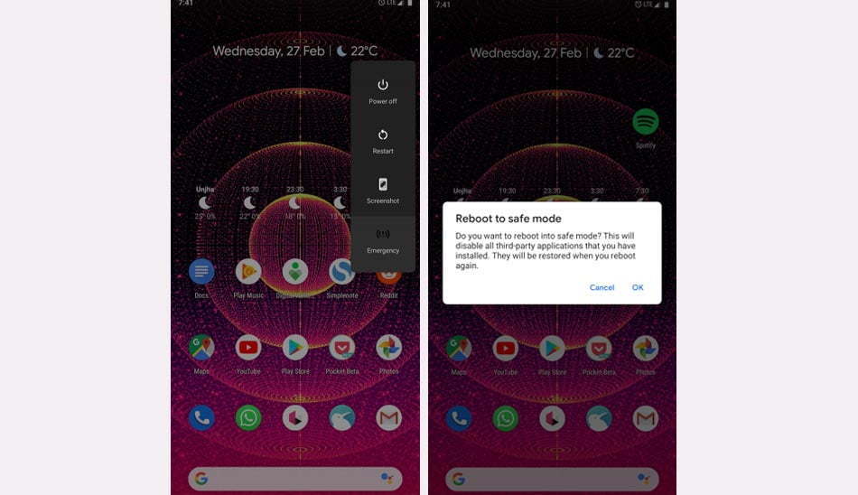 رفتن به حالت ایمن در اندروید/ safe-mode