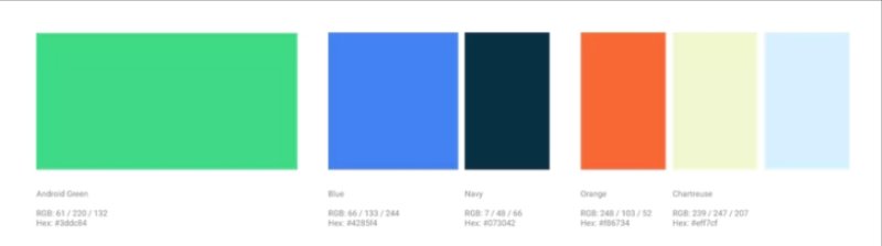 Android_Color_Palette_Android_Color_Palette__RGB / پالت رنگی جدید اندروید
