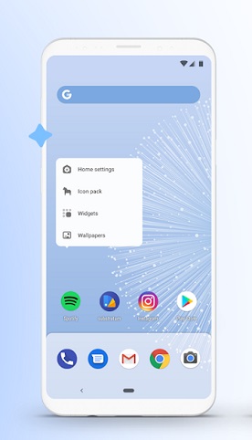 Hyperion Launcher برنامه طراحی تم گوشی اندروید