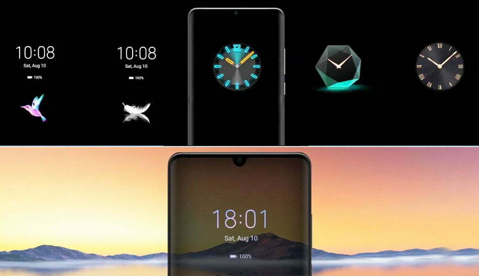 ساعت در رابط کاربری جدید هواوی / Clock in EMUI 10/ ساعت در EMUI 10