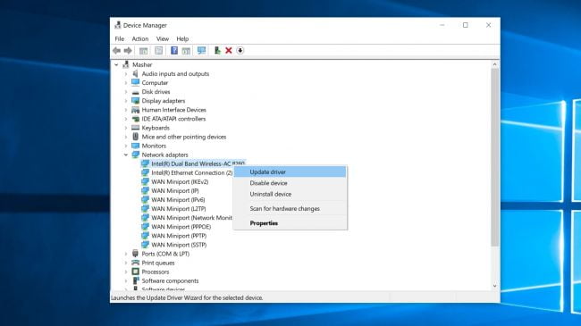 Device Manager / آپدیت درایور های ویندوز 10