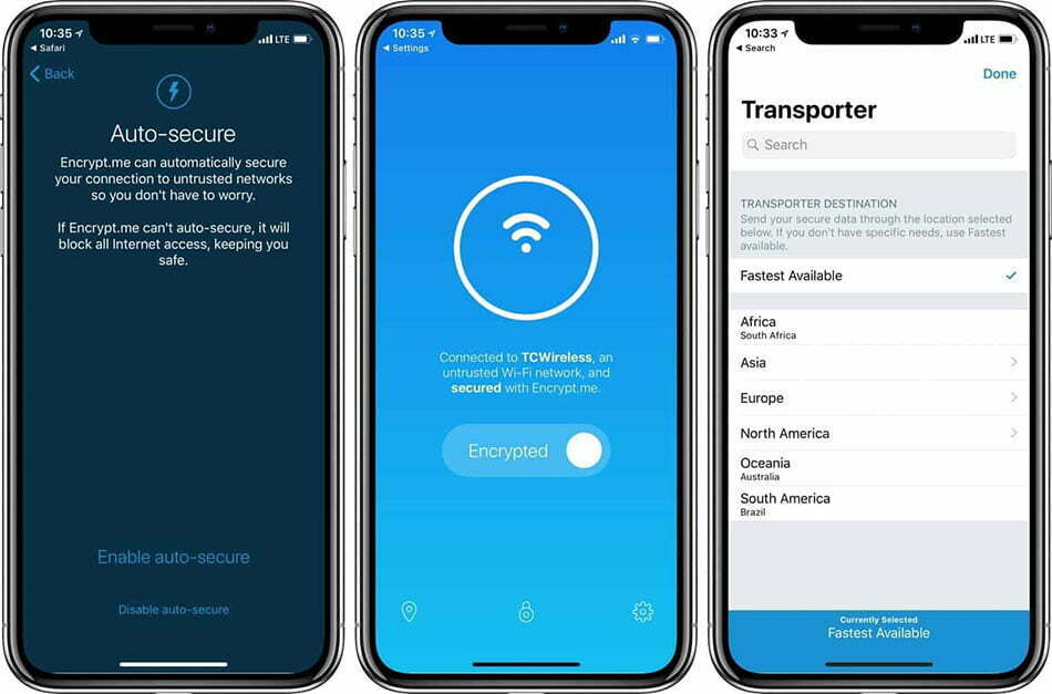 بهترین اپلیکیشن های آیفون/ EncryptMe