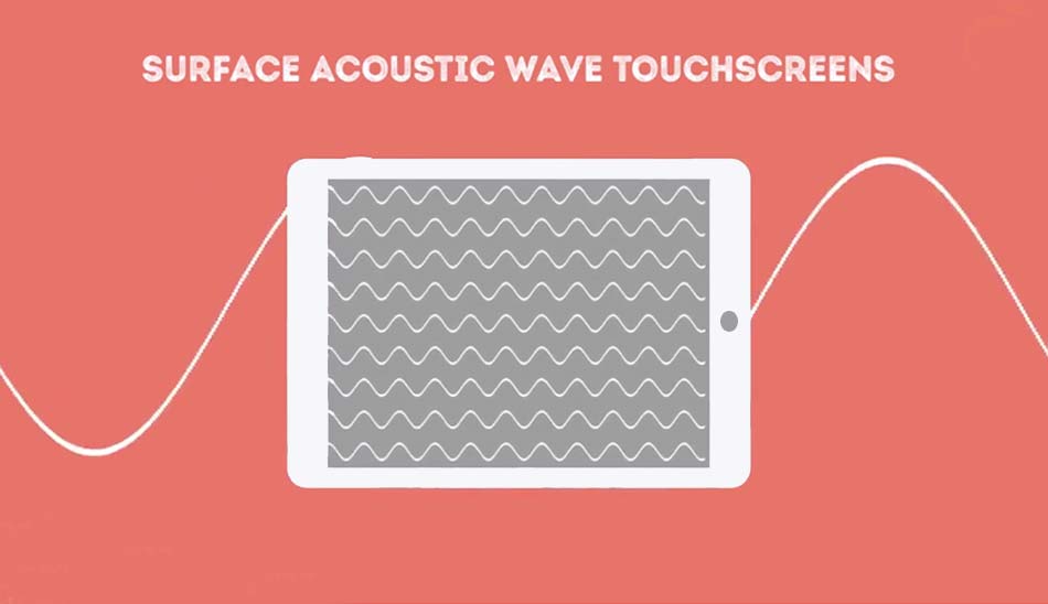 تاچ اسکرین Surface Acoustic Wave
