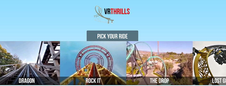 برنامه واقعیت مجازی VR Thrills: Roller Coaster 360