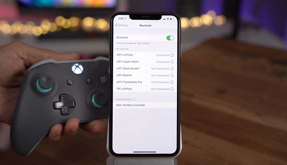 وصل کردن دسته پلي استيشن ٤ به گوشی آیفون / اتصال دسته Xbox به گوشی اپل