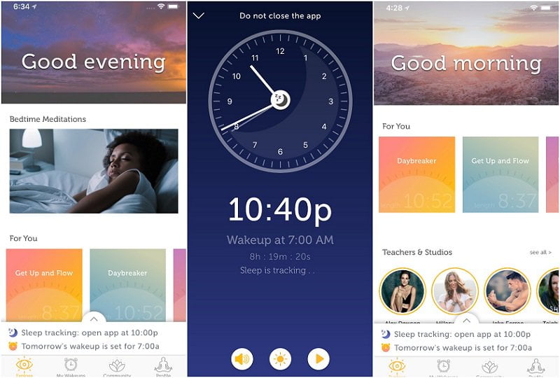 بهترین اپلیکیشن های آیفون/ Yoga Wake Up