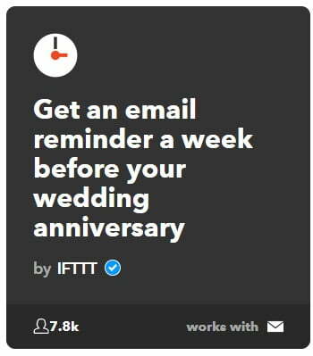 email-one-week-ahead-of-anniversary / سالگرد ازدواج یک هفته قبل ایمیل