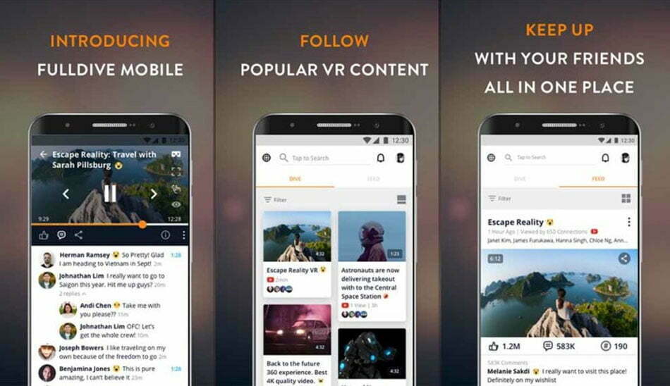 نرم افزار واقعیت مجازی Fulldive VR