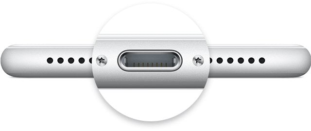 iPhone7 Lighning Port / درگاه لایتنینگ آیفون 7 / شارژ نشدن گوشی اپل