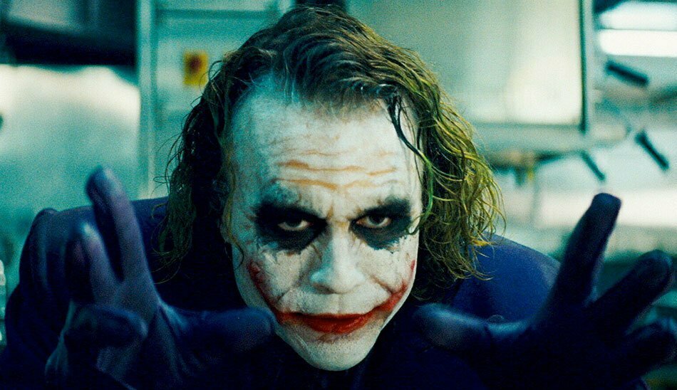 فیلم The Dark Knight / هیث لجر در نقش جوکر