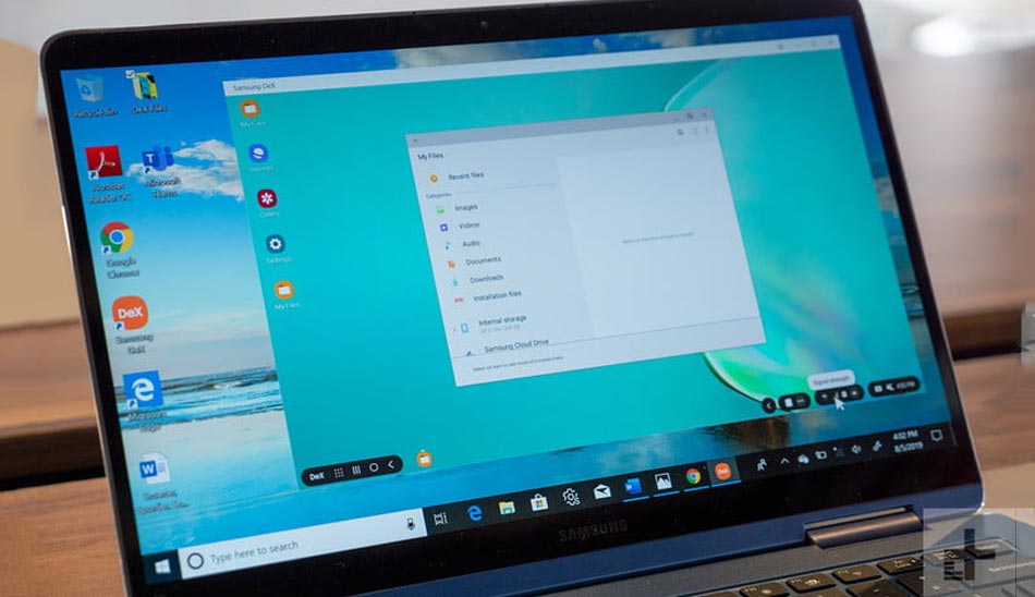 samsung-dex / سامسونگ دکس در لپ تاپ