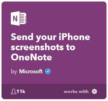 send-ios-screenshots-to-onenote / اسکرین شات آیفون وان نوت