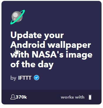 set android wallpaper to nasa image of the day / والپیپر گوشی اندرویدی را با عکس منتخب روز ناسا تغییر دهید